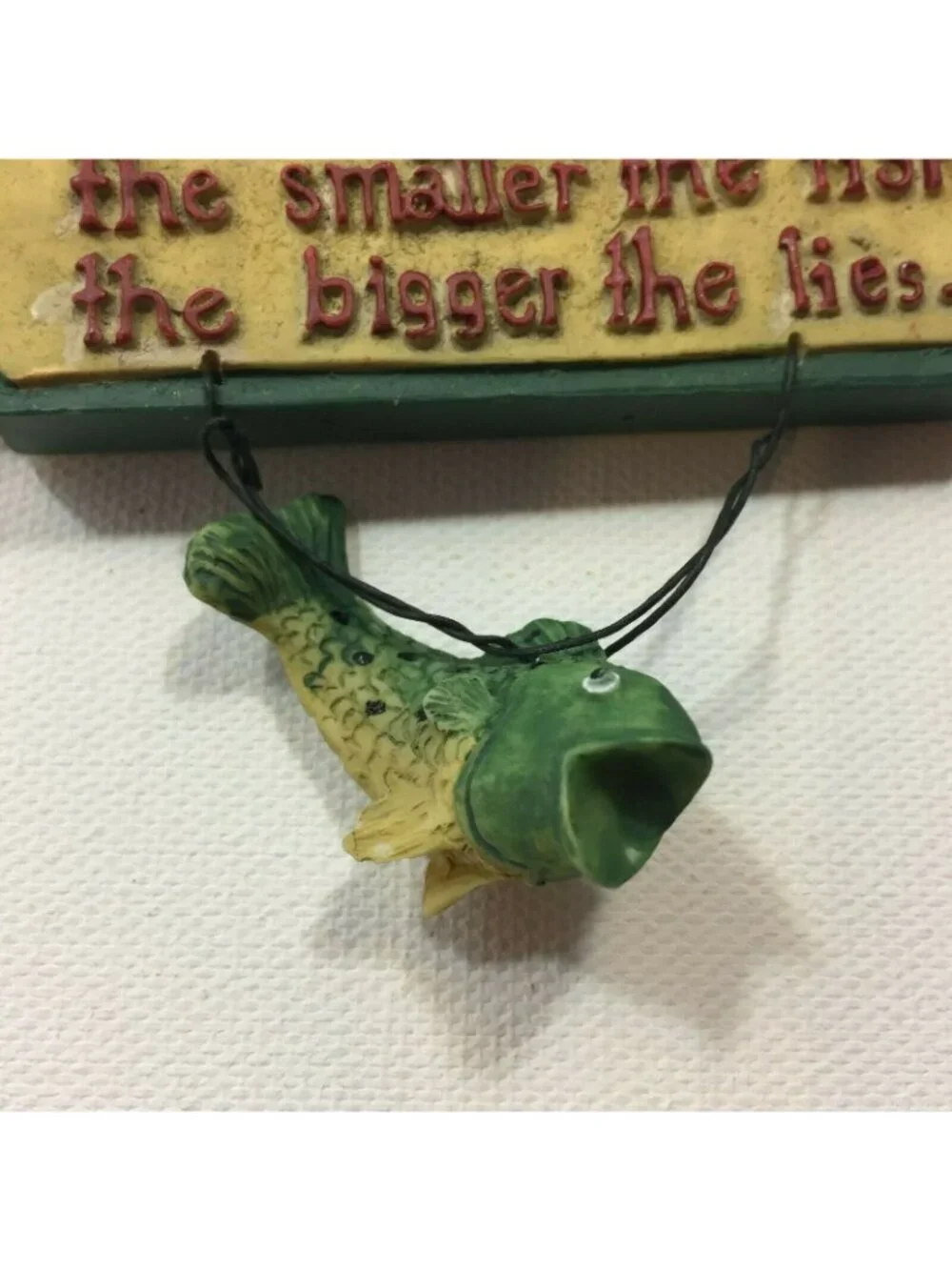 The Smaller The Fish The Bigger The Lies Fisherman Christmas Ornament Red Head